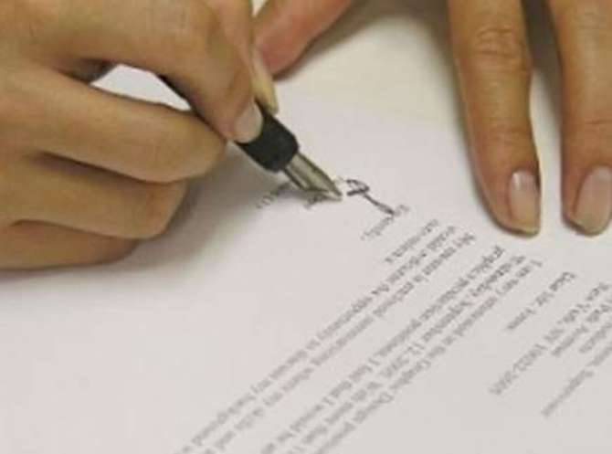 firma contratto