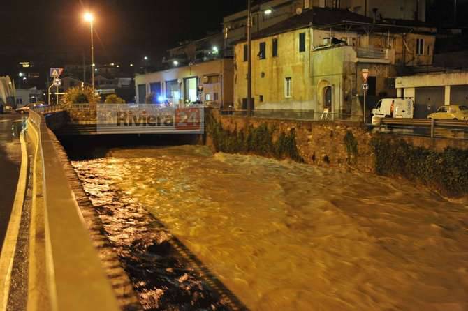 Maltempo Imperia pioggia torrenti piena