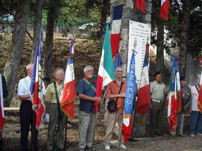 Cerimonia partigiani sospel