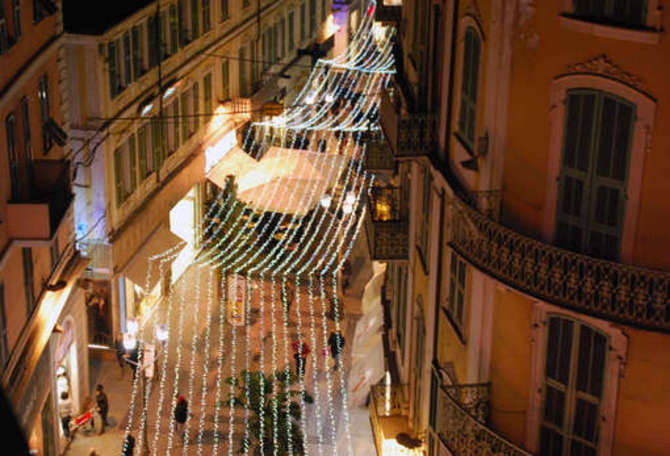 Sanremo luminarie natalizie