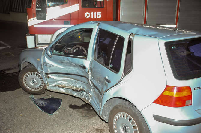 incidente stradale argine sinistro via spontone imperia