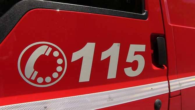 Taggia, incendio di sterpaglie in Regione Maberga