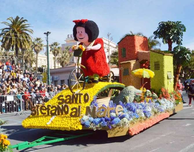 carro santo stefano al mare - corso fiorito 2015