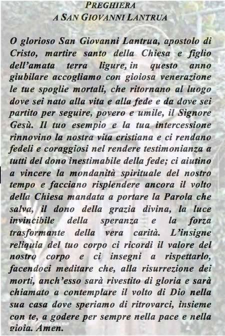 La tua Terra ti accoglie San Giovanni Lantrua