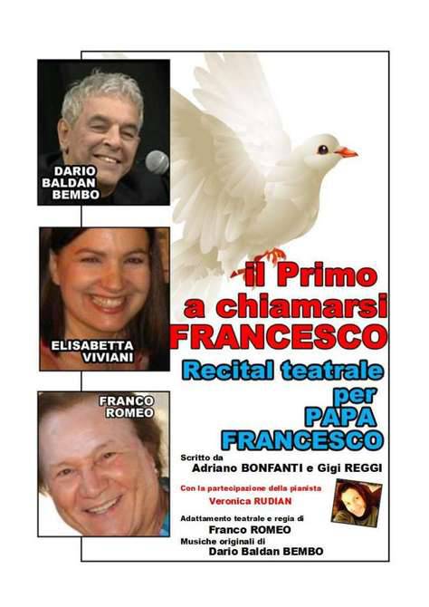 “Il primo chiamato Francesco”: recital musicale per Papa Bergoglio