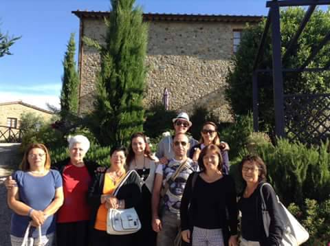 Maestri Infioratori del Comune di Santo Stefano al Mare alla infiorata di Città della Pieve