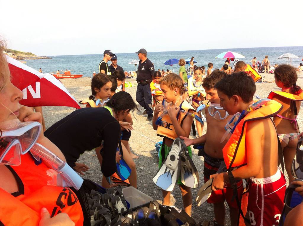 snorkeling cervo