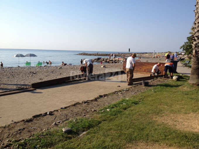 Addio al campo di bocce degli anziani al Prino di Imperia, è stato smantellato