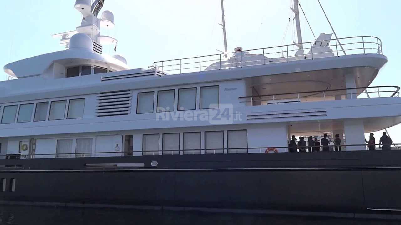 Il superyacht &#8220;Ice&#8221; ancorato a Imperia dell&#8217;oligarca Kerimov che voleva comprare la Roma