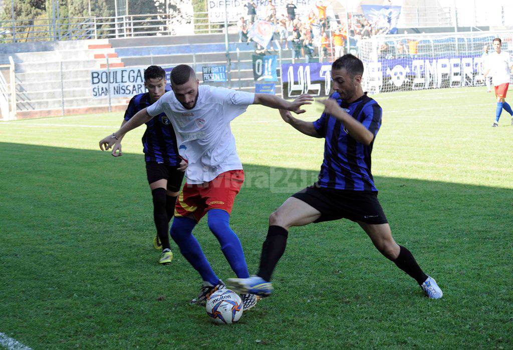 Crollo Imperia in casa contro il Finale in Coppa Italia: 2 a 0 per i giallorossi