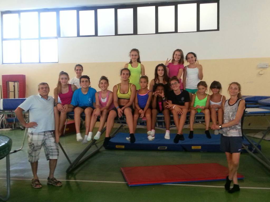 Ginnastica Riviera dei Fiori: il gruppo di agonistica di trampolino elastico ha ripreso ad allenars