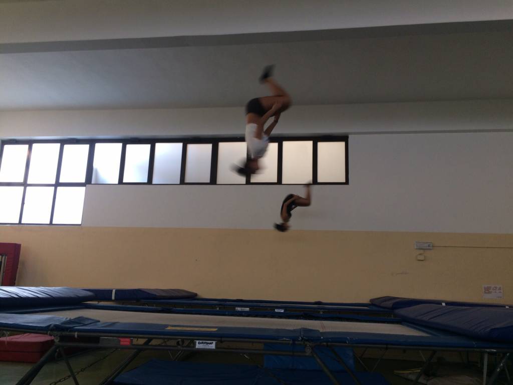 Ginnastica Riviera dei Fiori: il gruppo di agonistica di trampolino elastico ha ripreso ad allenars