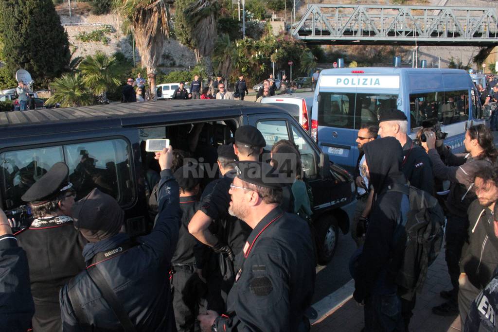 Una giornata a Ponte San Ludovico con i No Border e i migranti