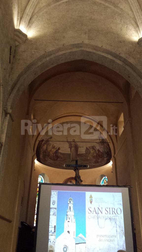 Nel pomeriggio la presentazione del restauro alla Chiesa di San Siro