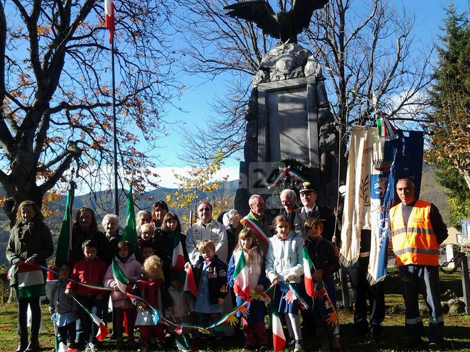 Triora, le celebrazioni per il 4 novembre: Festa della Vittoria