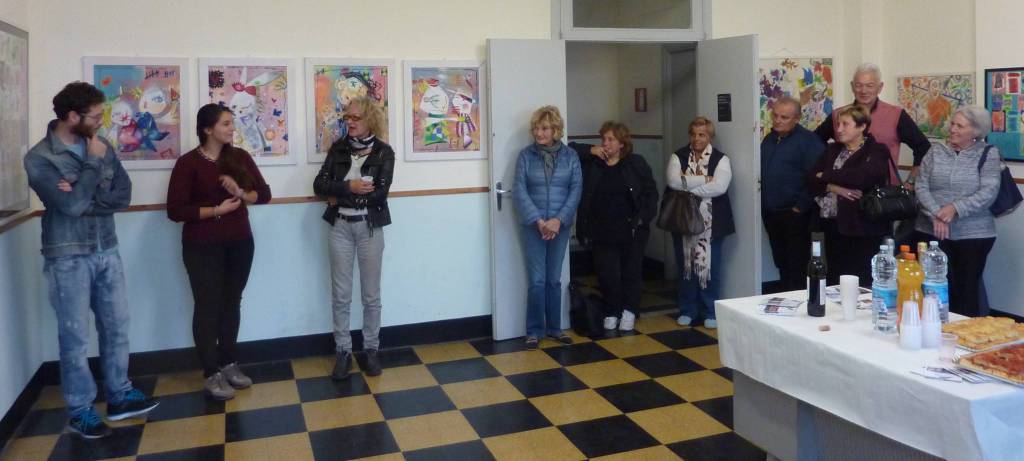 inaugurazione della mostra personale di Vittoria Taggiasco "L'Arte fuori dall'Accademia"