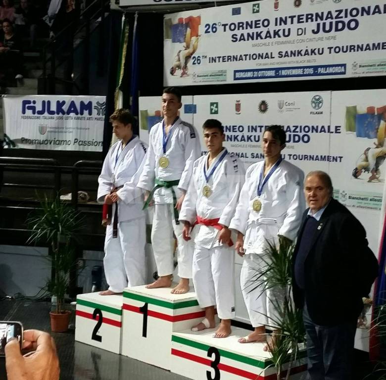 Judo Sanremo, vittoria del Trofeo Italia 2015 di Alessio Galasso