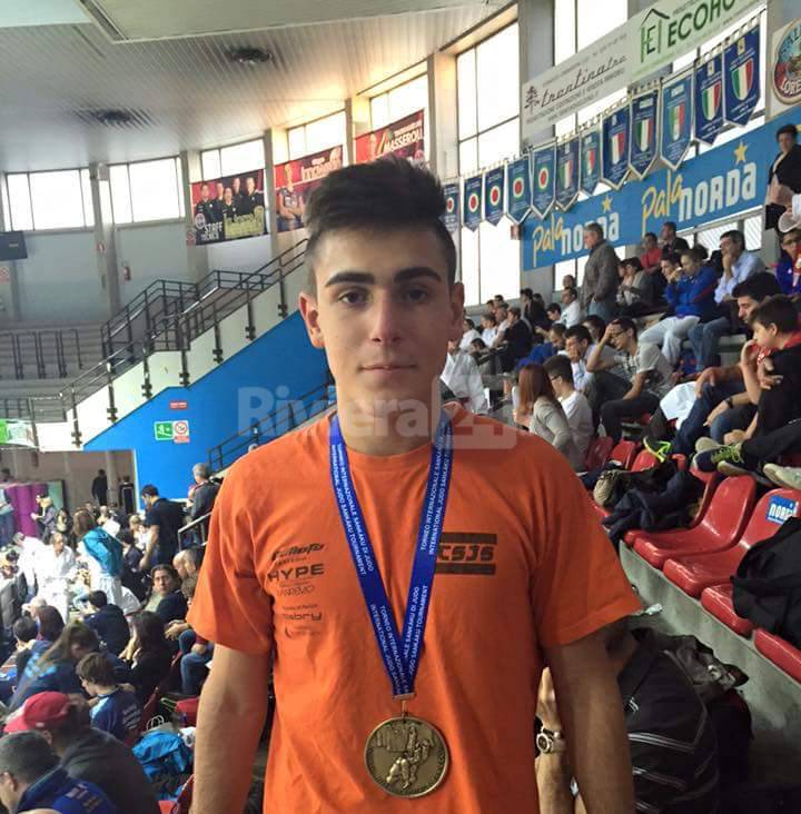 Judo Sanremo, vittoria del Trofeo Italia 2015 di Alessio Galasso