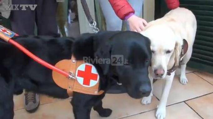 Civezza in festa con “Spritz”, il nuovo cane guida di Vittorino Biglia