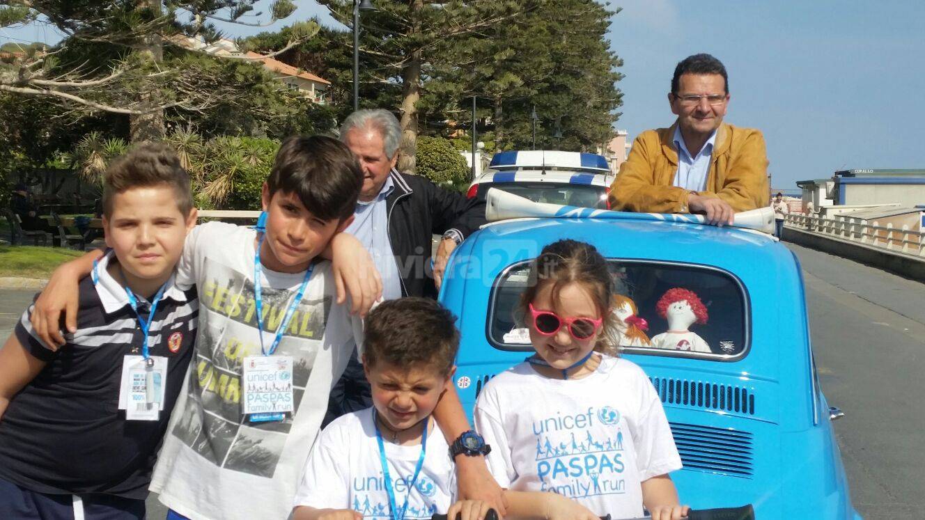 Bordighera, la prima edizione della "PasPas family run" dell'Unicef