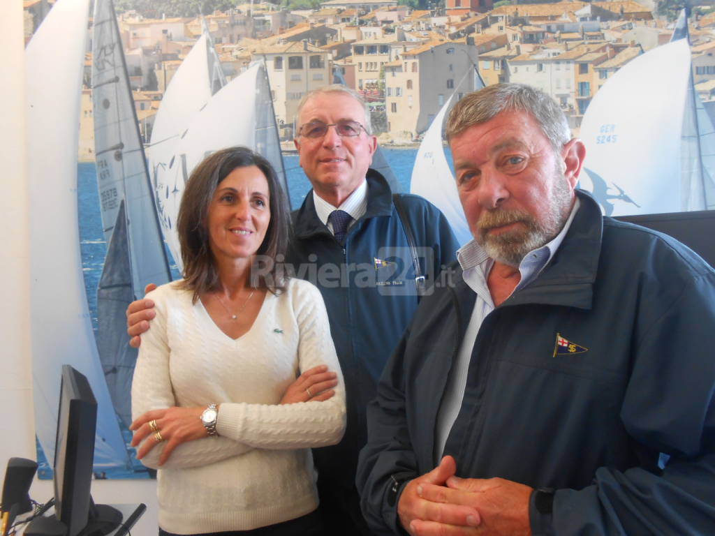 Riviera24 - Antonella Sambuco, Giovanni Manuguerra, Gianni Bojolo Yacht Club Sanremo Consoli del Mare