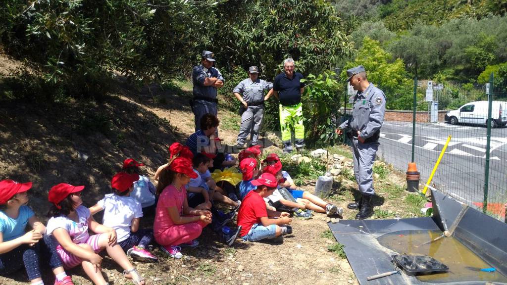 Si è svolta a Cervo la ‘Festa degli Alberi’, evento organizzato dai Volontari della Protezione Civile