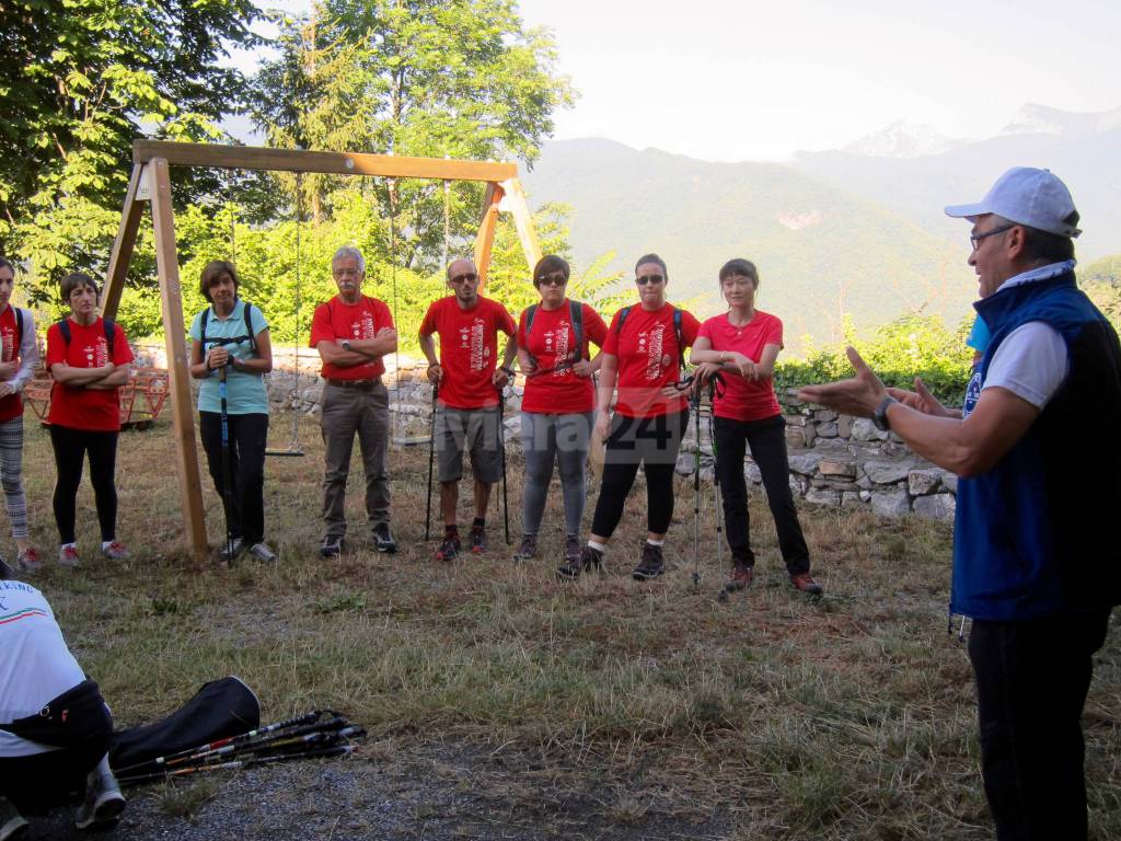 riviera24 -Successo per la passeggiata di Nordic Walking ad Agaggio