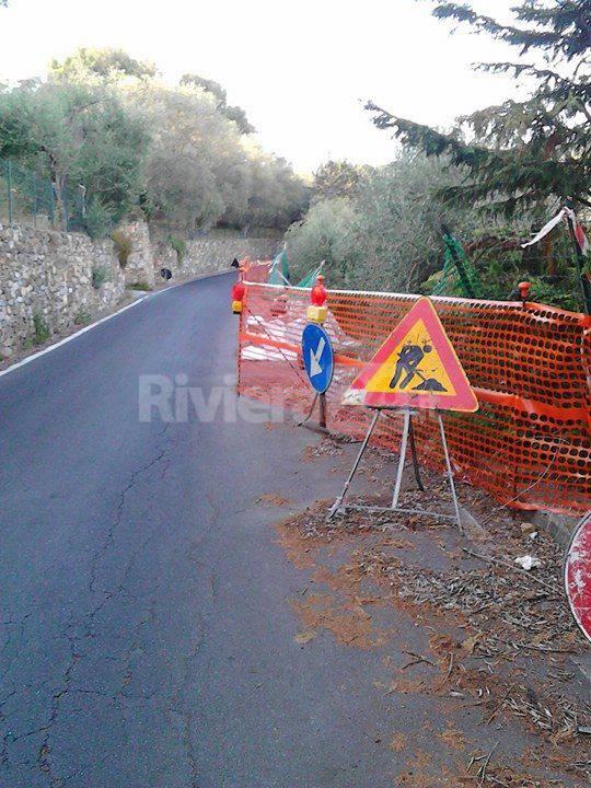 Moltedo, strada a rischio frana: 400 persone potrebbero restare isolate