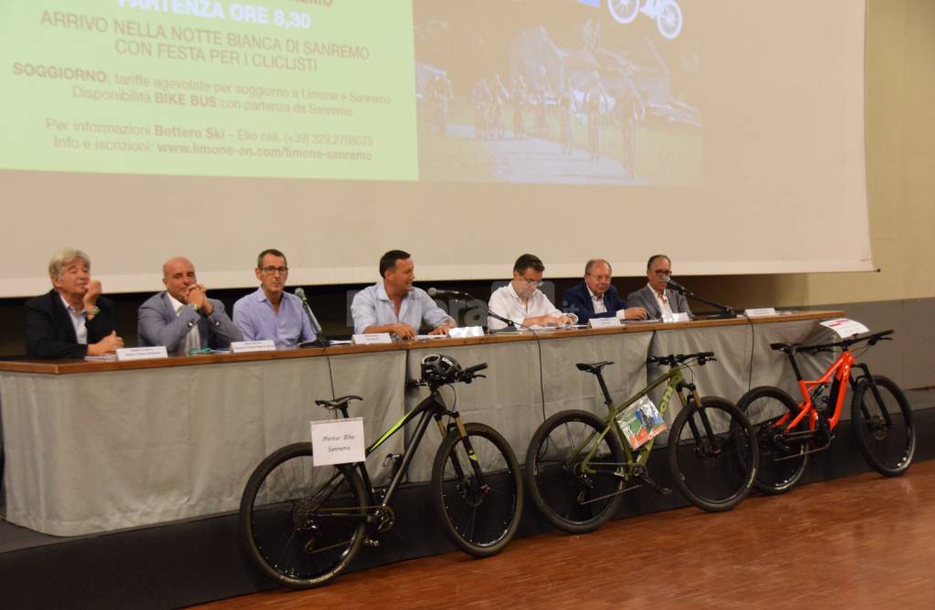 riviera24 - presentazione traversata limone on sanremo on mountain bike