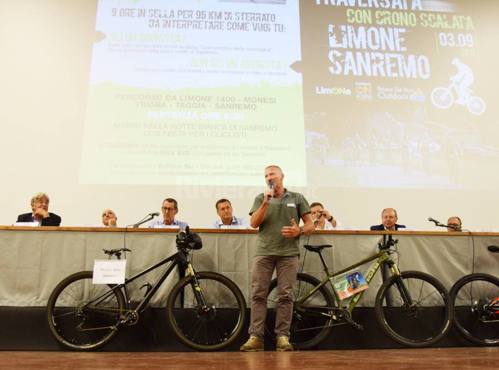 Presentazione Traversata e crono scalata Limone-Sanremo