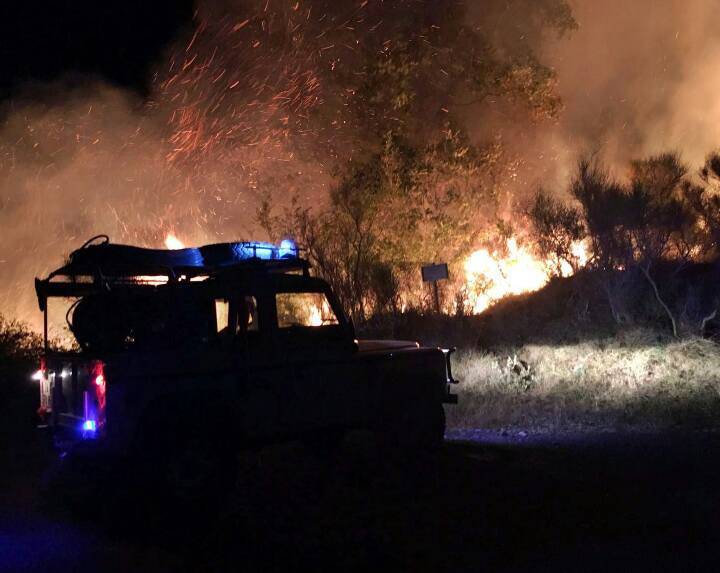 Notte di fuoco in provincia di Imperia