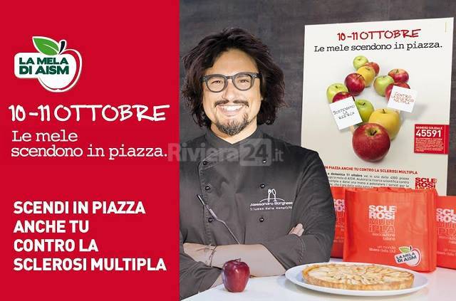 La “Mela di AISM” e chef Alessandro Borghese, un sodalizio speciale per i giovani con SM