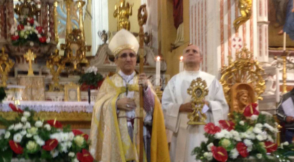 Festeggiamenti di Santa Caterina da Alessandria, il vescovo Borghetti in visita a Moltedo