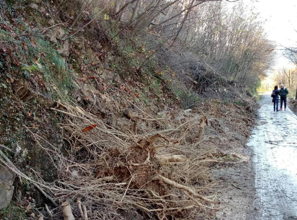 Viaggio lungo le strade della Valle Arroscia, superando i crateri delle strade che non ci sono più