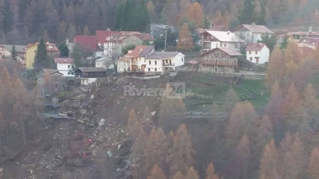 Mendatica, sopralluogo del sindaco e di un geologo dell’Ufficio Tecnico alla frazione di Monesi