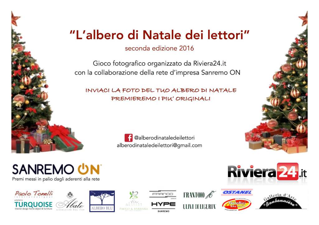 Riviera24 - L'albero di Natale dei lettori, seconda edizione, logo