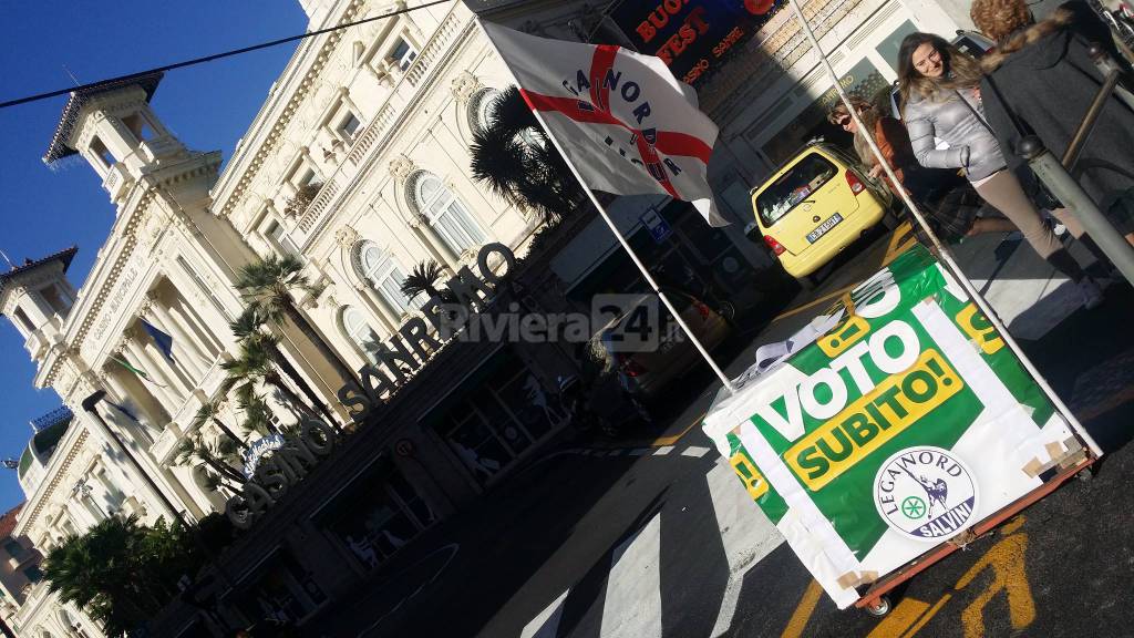 Lega Nord. Raccolta firme nazionale per andare al voto subito