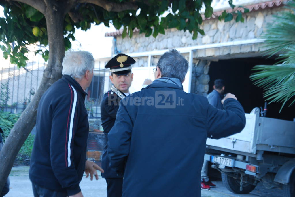 Soccorsi in via Sant&#8217;Anna a Ventimiglia