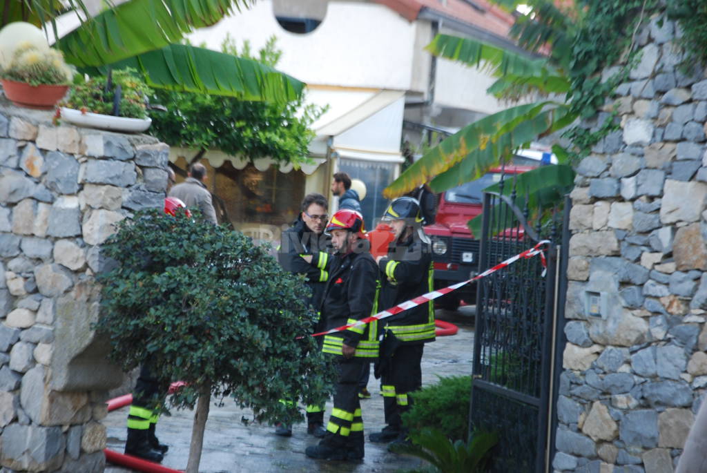 Soccorsi in via Sant&#8217;Anna a Ventimiglia