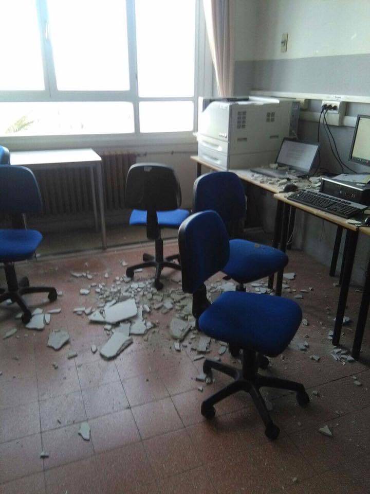 Studenti dell’Alberghiero trasferiti al Colombo dopo il crollo del controsoffitto: in Provincia per dire no all’accorpamento