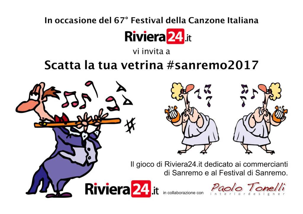 Riviera24 - gioco vetrina #sanremo2017 