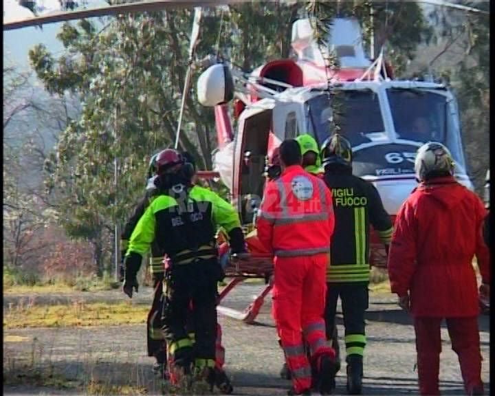 Prelà, grave incidente stradale, ferito giovane motociclista