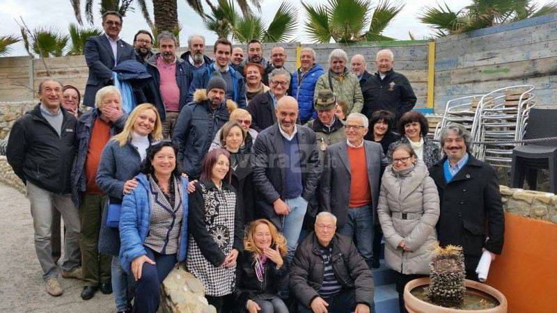 Il sindaco di Amatrice a Santo Stefano al Mare