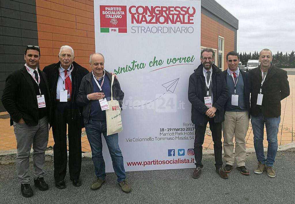 “La sinistra che vorrei”, anche i socialisti imperiesi al congresso del PSI a Roma