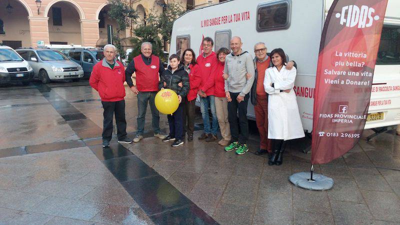 Pontedassio e Riva Ligure: grande raccolta della FIDAS, “Donare il sangue fa bene alla vita”