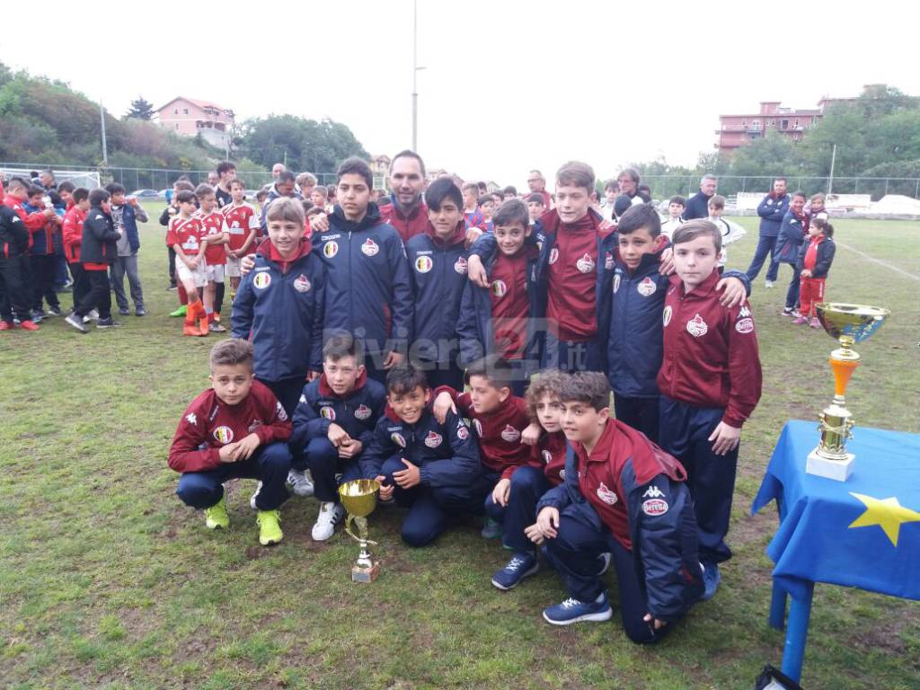 Calcio: Piccoli Amici 2009 primi al XIV Torneo Imperia Cup, gli Esordienti 2005 terzi a Ceriale