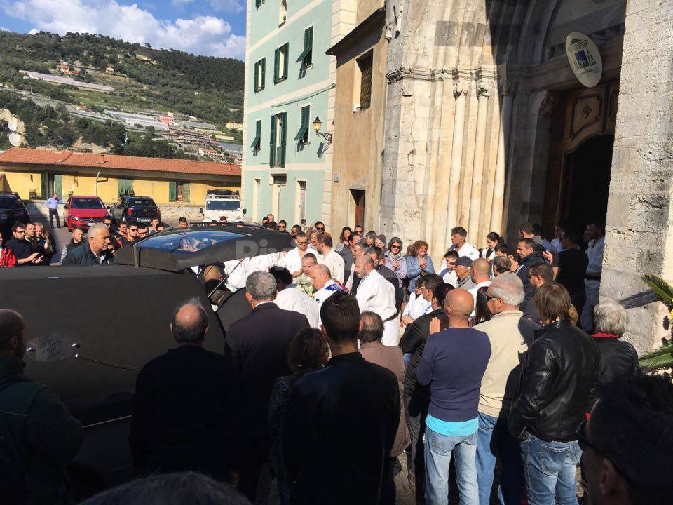 Ventimiglia, funerale di Cristian Lorenzi