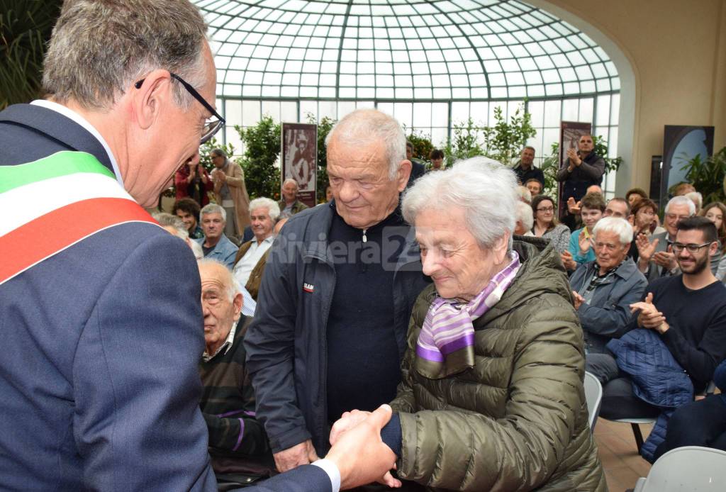 Sanremo, premiati i veterani della floricoltura. Al top Ida Brizio: ha 101 anni