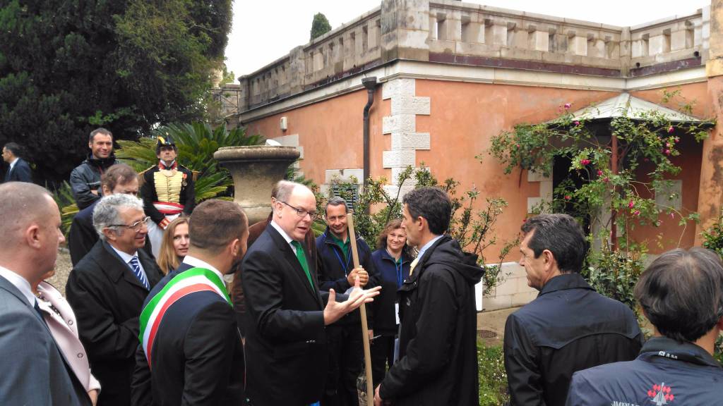 Il Principe di Monaco e un albero dall’Australia per i 150 anni dei Giardini Hanbury di Ventimiglia