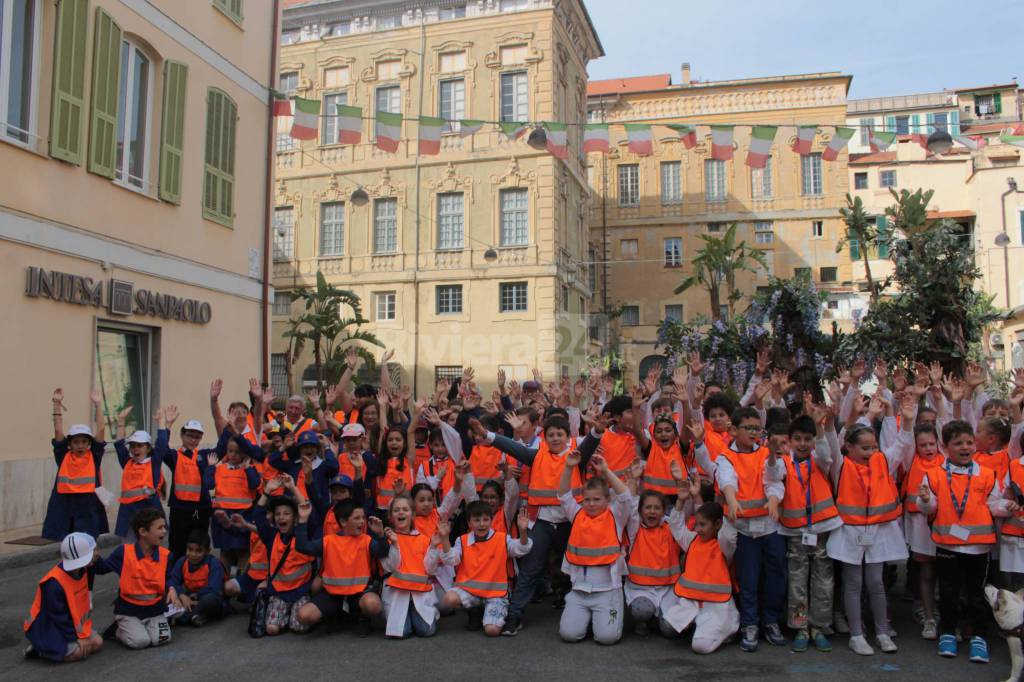 Alberi e sfilata per i bambini del Pedibus a Sanremo, Nocita “L’iniziativa contribuisce alla salute”